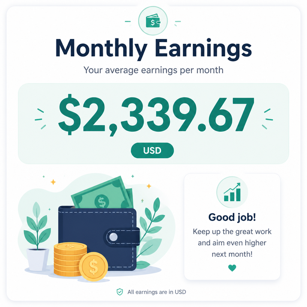 Entrepreneurs HQ monthly earnings benchmark for grief coaches